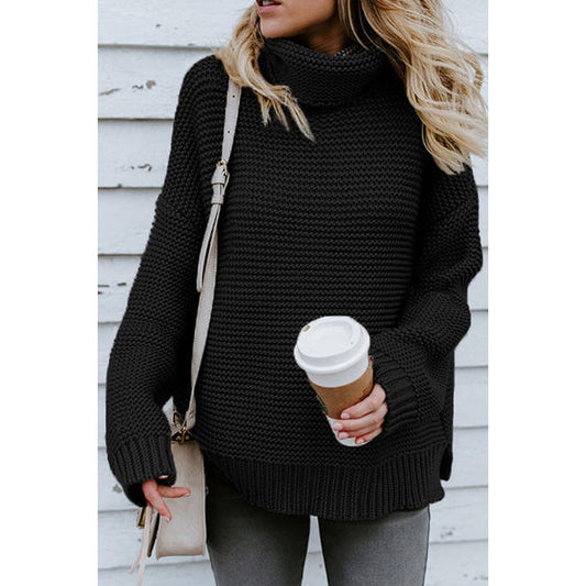 Women Charming Loose Fit Long Sleeve Sweater - WSTC24172