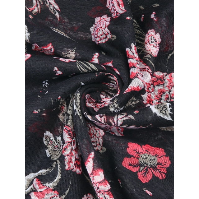 Women Polyester Scarves Beach Shawls Vintage Style Wraps ZB074