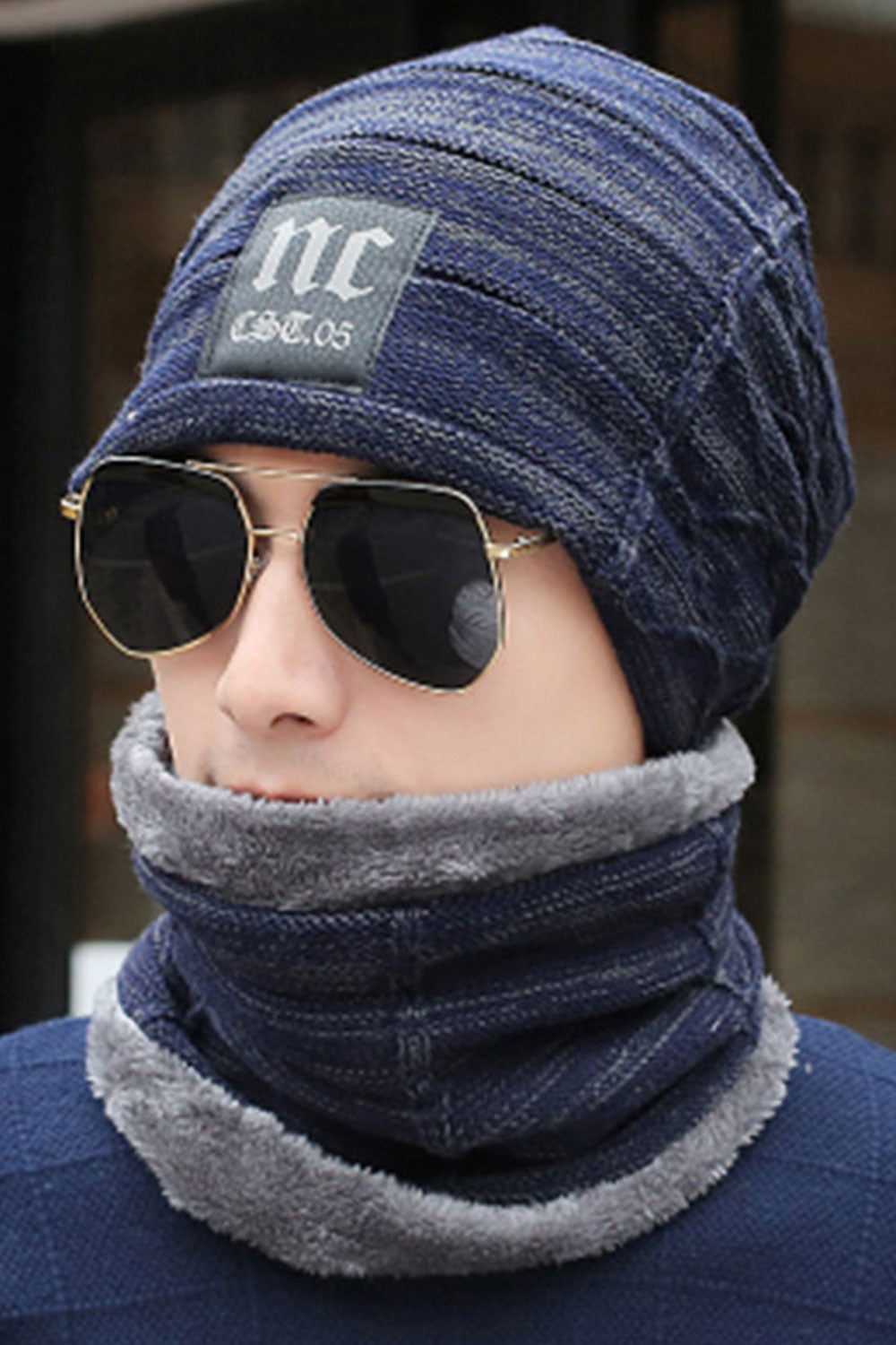 Men Cozy Winter Casual Wearing Soft Elegant Knitted Hat - MKH95598