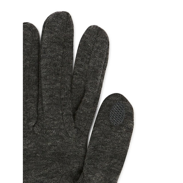 Women’s Winter Driving Gloves Dark Heather Grey ZB058