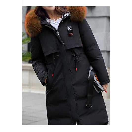 Women Cotton Padded Zipper Thick Winter Jacket - WJC23417