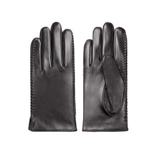Men Warm Winter Windproof Driving Riding PU Gloves - MPG93754