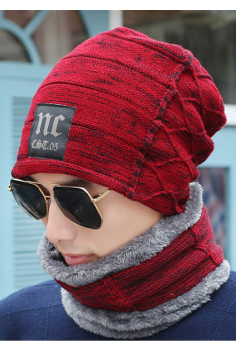 Men Cozy Winter Casual Wearing Soft Elegant Knitted Hat - MKH95598