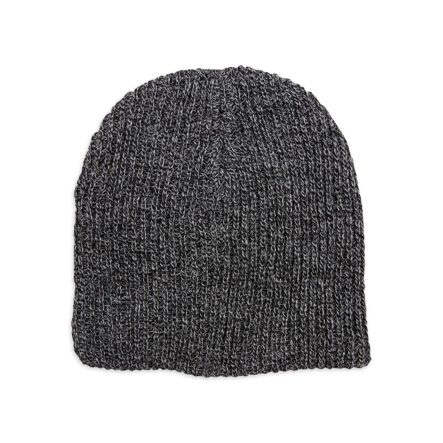 Men's Smiley Patch and Solid Gray Beanies 2-Pack ZB082