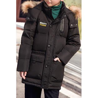 Kids Boys Warm & Thick Relaxed Padded Jacket - KBJC33731