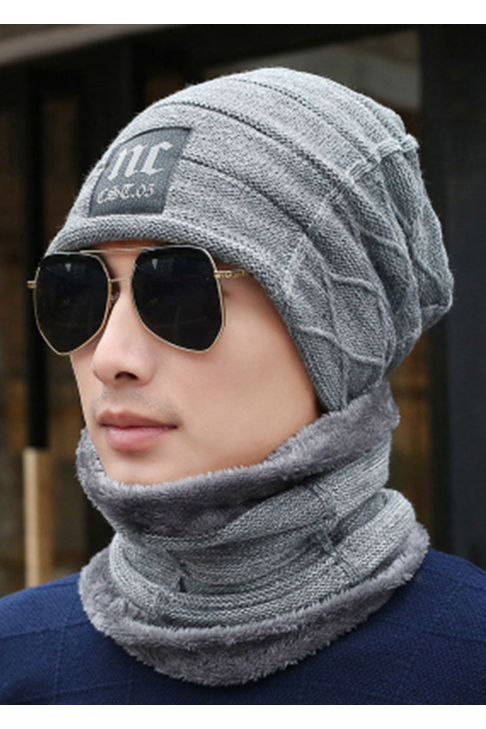 Men Cozy Winter Casual Wearing Soft Elegant Knitted Hat - MKH95598