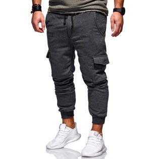 Men Fitness Multi Pockets Casual Activewear Pant - C9435KMAW