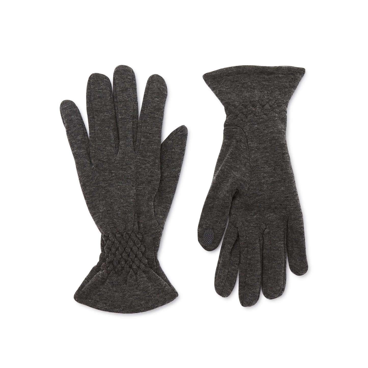 Women’s Winter Driving Gloves Dark Heather Grey ZB058