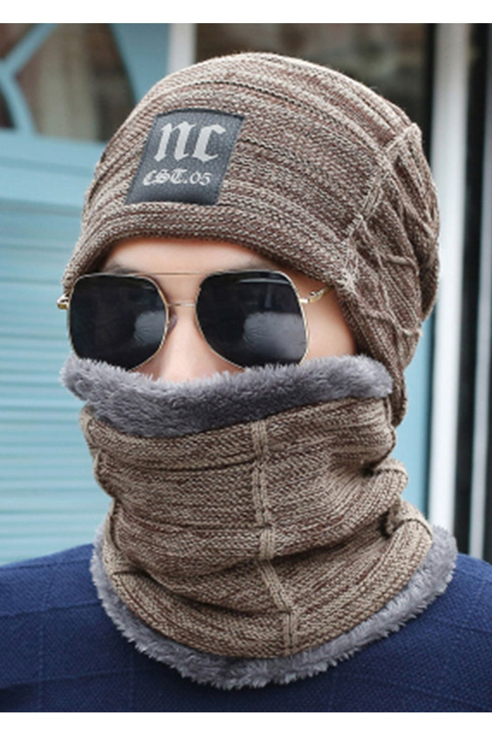 Men Cozy Winter Casual Wearing Soft Elegant Knitted Hat - MKH95598