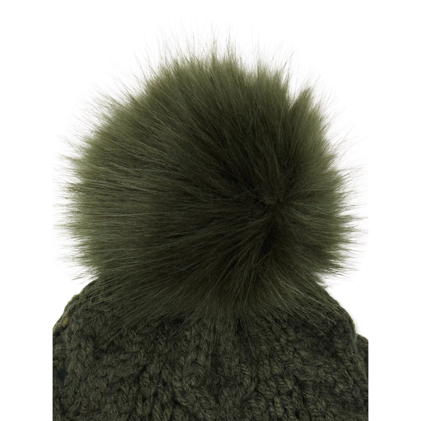 Women’s Cable Knit Lined Beanie Hat with Pom Pom ZB064