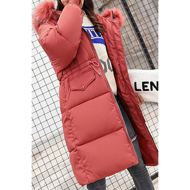 Women Padded Long Sleeve Puffer Winter Jacket - WJC23657