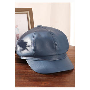 Women Breathable & Warm Pu Leather Winter Cap - WWCC64609