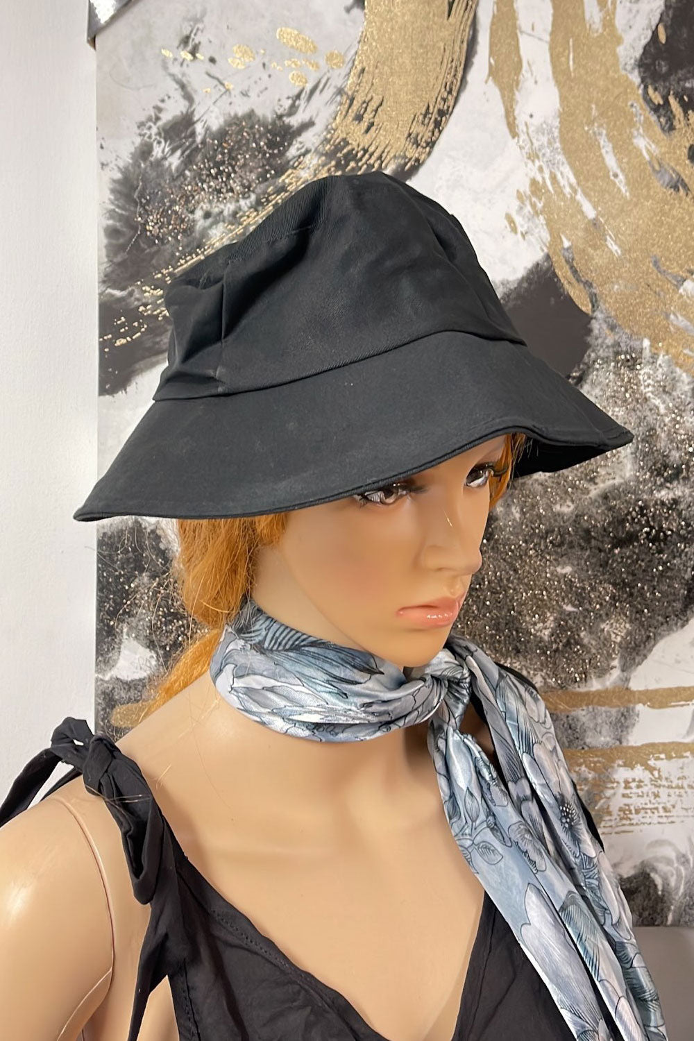 Women Excellent Solid Pattern Qualited Fabric Crafted Floppy Hat - WBH116672