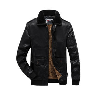 Men Warm Winter Stand Collar Dual Flap Pocket Slim Jacket  MJC15326