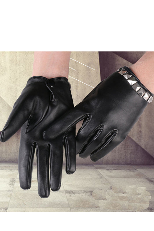 Women Comfortable Warm PU Leather Gloves - WPG93083