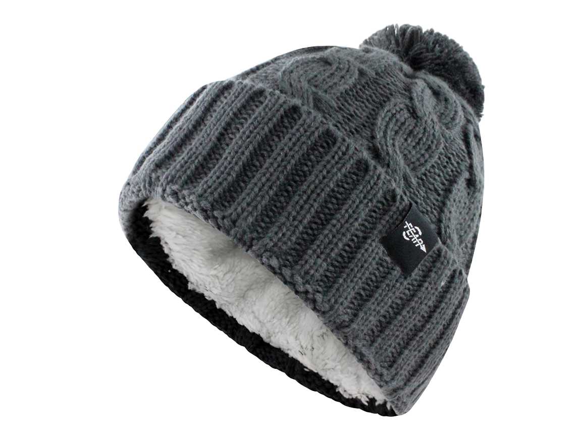 Women's  Fear0 NJ Warmest Plush Insulated Cuff Knit Pom Women Winter Beanie Hat