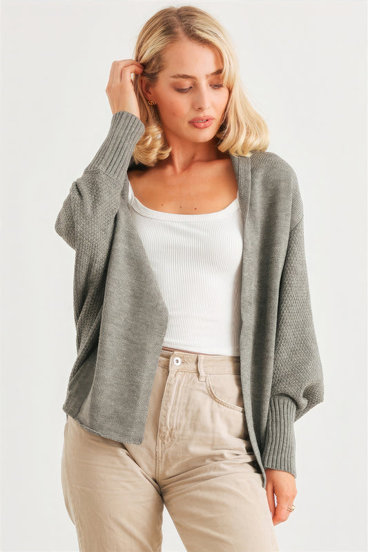 Women's Batwing Sleeve Open Front Cardigan