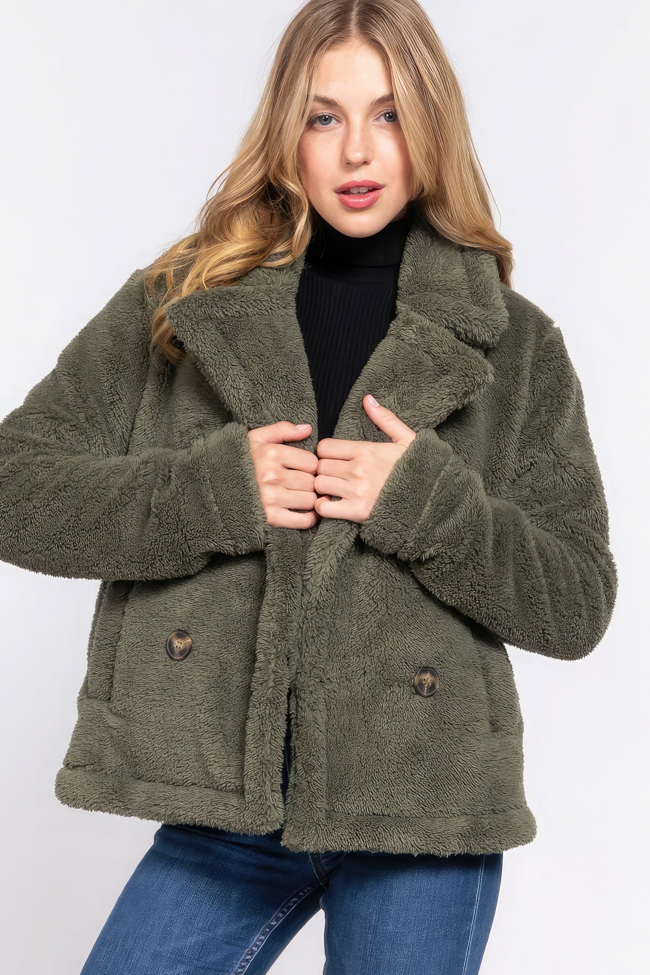 Women's Faux Fur Sherpa Jacket